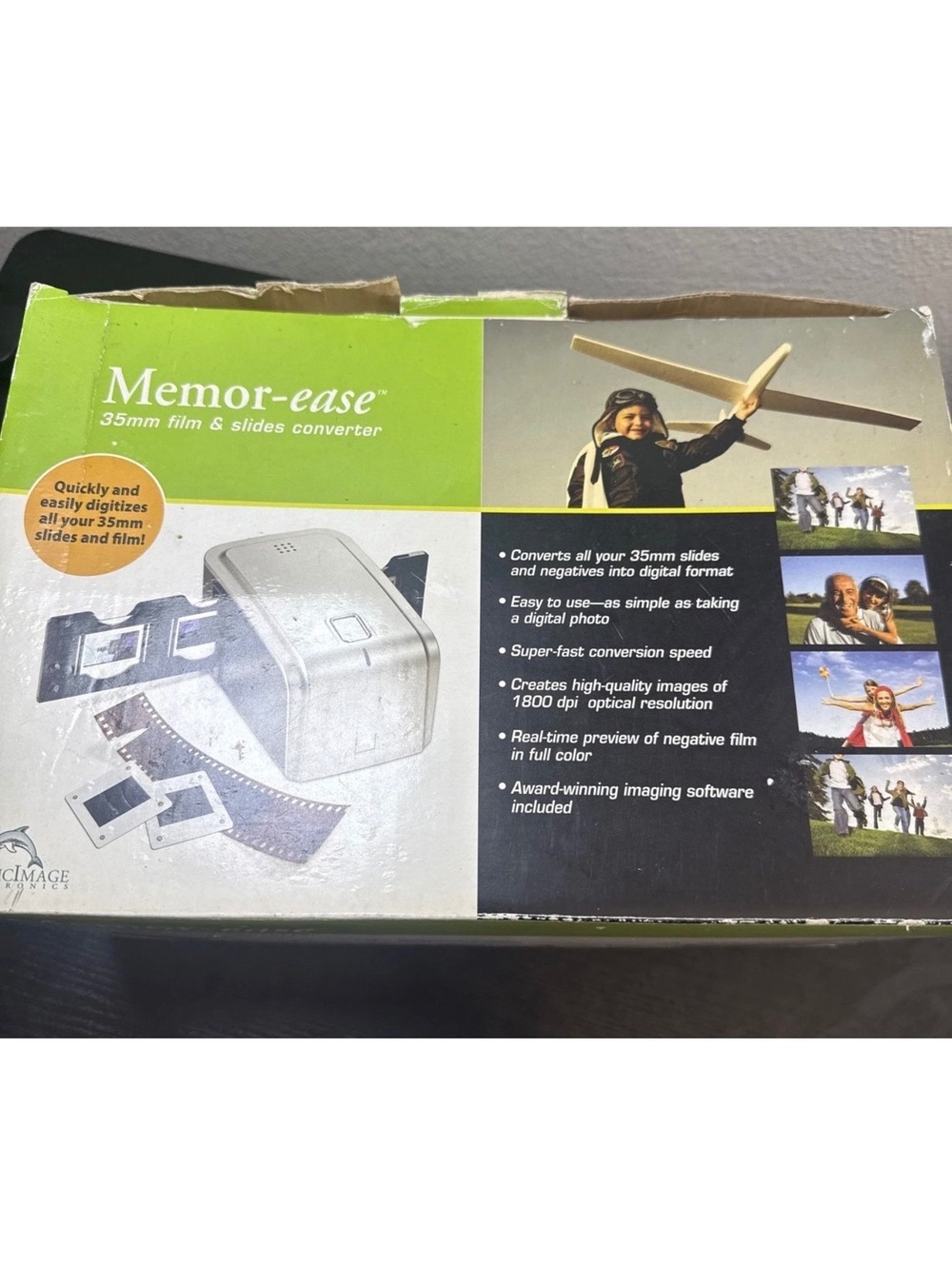 Memor-ease 35mm Film & Slide Converter with Software and Accessories